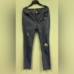 NEW! BLU-BERRY Plus Size 14Women's Jeans NWOT Vintage!! Slimcurve Technology b2